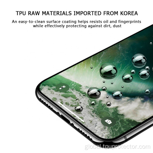 Screen Protector For iPhone Ultra-Thin HD Hydrogel Screen Protector For iPhone X Manufactory